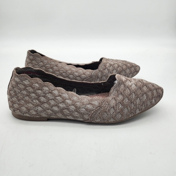 Skechers Shoes Women 8 Cleo Honeycomb Fabric Pointed Toe Flats - Picture 5 of 13